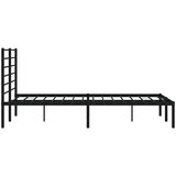  Metalni okvir za krevet s uzglavljem crni 150x200 cm | Eponuda.ba