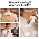 Dji Brezžični mikrofonski sistem Mic Mini 2S (2 TX + 1 RX + Charging Case), (5000328507) | Shoptok.si