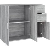  Komoda boja sivog hrasta 91x29,5x75 cm od konstruiranog drva | shoptok.hr