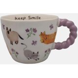 Sinsay Keramička šalica s motivom mačaka | shoptok.hr