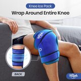 HILPH hladilni 360° kolenski povoj za lajšanje bolečin in oteklin odprta embalaža | Shoptok.si