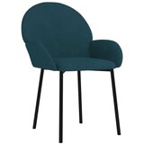  Jedilni stoli 2 kosa moder žamet, (20941602) | Shoptok.si