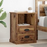 vidaXL Noćni ormar Staro drvo 43 x 36 x 60 cm Konstruirano drvo Cijene