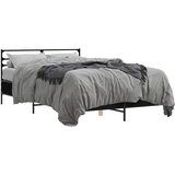  Okvir za krevet crni 140x190 cm konstruirano drvo i metal | Eponuda.ba
