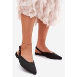 Boto Ballet Flats With Braiding And Pointed Toes Black Hefion | Shoptok.si
