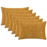  Presvlaka za jastuk 6 kom. HEERLEN Žuta 50 x 75 cm - Osnovni Žuta 6 | shoptok.hr