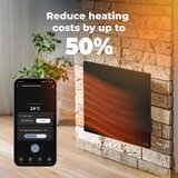 Aeno Premium Eco Smart Quadro zidna grijalica 500 W 50 × 50 cm crna | shoptok.hr