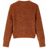 vidaXL Otroška jopica pletena konjak 116, (21036805) | Shoptok.si
