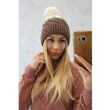 Kesi Cap with fleece Ilona K218 cappuccino+ecru | Shoptok.si