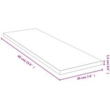  Zidna polica 60 x 20 x 1,5 cm od bambusa | Eponuda.ba