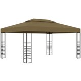  Sjenica 3 x 4 m smeđe-siva 180 g/m² | shoptok.hr