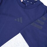 Adidas Majice z dolgimi rokavi FUTURE ICONS 2-IN-1 LONG SLEEVE T-SHIRT Modra | Shoptok.si
