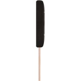 vidaXL Vzglavje z bisernimi gumbi, črno, 140 cm, žamet | Shoptok.si