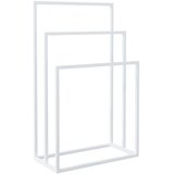  Samostojeći stalak za ručnike bijeli 48 x 24 x 79 cm željezni | shoptok.hr