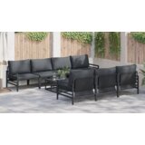 vidaXL Vrtna sedežna garnitura 8 pcs antracit siva 70 x 70.5 x 31.5 cm | Shoptok.si