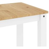  Blagovaonski stol PANAMA bijeli 112x60x75 cm masivna borovina | shoptok.hr