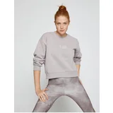 Koton Sweatshirt - Gray - Relaxed fit