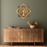  Tree v2 - gold walnutgold decorative wooden wall accessory Cene