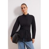 Trendyol Modest Ženska košulja Tctss26Tg00013, Crna Cene