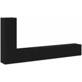  Set TV komoda Zidne Crni hrast Konstruirano drvo | shoptok.hr