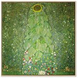  Slika - Gustav Klimt – The Sunflower 40x40 U prirodnom drvenom okviru | shoptok.hr