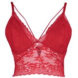 Trendyol Curve Red Piping Detailed Bustier Cene
