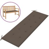 vidaXL jastuk za vrtnu klupu smeđe-sivi 150 x 50 x 3 cm Cijene