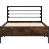  Okvir za krevet boja hrasta 90x200 cm konstruirano drvo i metal | shoptok.hr
