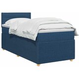  Boxspring krevet s madracem Plava 90 x 190 cm Tkanina - Plava 90 x 190 cm Dizajn linija | shoptok.hr