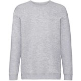 Fruit Of The Loom Szara bluza dziecięca Set-In Sweat Cene