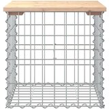 Klupa s gabionskim dizajnom 43x44x42 cm masivna borovina | shoptok.hr