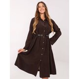 Italy Moda Dress-MI-SK-92400.17-dark brown | Shoptok.si