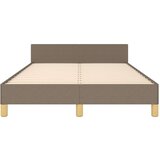  Okvir za krevet s uzglavljem smeđesivi 120x190 cm od tkanine | shoptok.hr