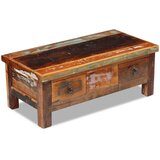  Stolić za kavu s ladicama 90x45x35 cm masivno obnovljeno drvo | shoptok.hr
