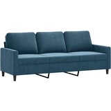  Trosjed od tkanine Plava 180 cm baršunasti | shoptok.hr