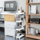 Kondela Mobilni regal, bela, ALIOL TYPE 2 | Shoptok.si