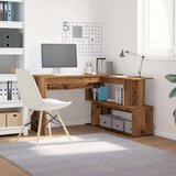 Kutni radni stol staro drvo 200,5x50x76 cm konstruirano drvo | shoptok.hr