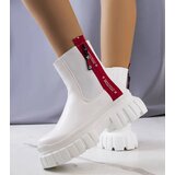 Gemre White lacquered ankle boots Casta | ePonuda.com