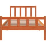  Okvir kreveta bez madraca voštano smeđi 75 x 190 cm od borovine | shoptok.hr