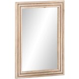 vidaXL Kopalniško ogledalo 50x70 cm trden mangov les in steklo | Shoptok.si