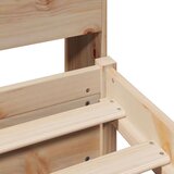  Krevet s regalom za knjige bez madraca 90x200 cm od borovine | shoptok.hr