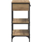  Konzolna stolica s ladicama Smeđa 75 x 34,5 x 75 cm boja drva | shoptok.hr
