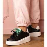 Gemre Black platform sports sneakers Kler | Shoptok.si