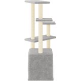  Penjalica za mačke sa stupovima za grebanje svjetlosiva 107,5cm | shoptok.hr
