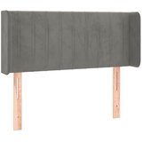  LED uzglavlje svjetlosivo 83x16x78/88 cm baršunasto | shoptok.hr
