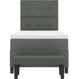  Krevet s opruga kutije Tamno siva 90 x 190 cm tkanina | shoptok.hr