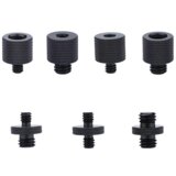 INF 6-delni vijačni adapter za stojalo za fotoaparat 1/4" do 3/8". black, (21277904) Cene