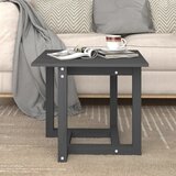 The Living Store Klubska mizica siva 50x50x45 trdna borovina - Klubska Mizica, (21574868) Cene
