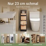SoBuy NIZKA KOPALNIŠKA OMARA s štirimi predali Črn 65x23x82cm Sodobno | Shoptok.si