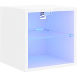 Maison Chic Stenska TV omarica - TV stojalo - Televizijska omarica z LED lučkami bela 30x28,5x30 cm, (21700564) Cene